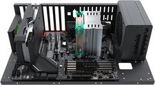 DIY Gaming Computer Case - ATX/M-ATX/ITX Motherboard Compatible, Open Black