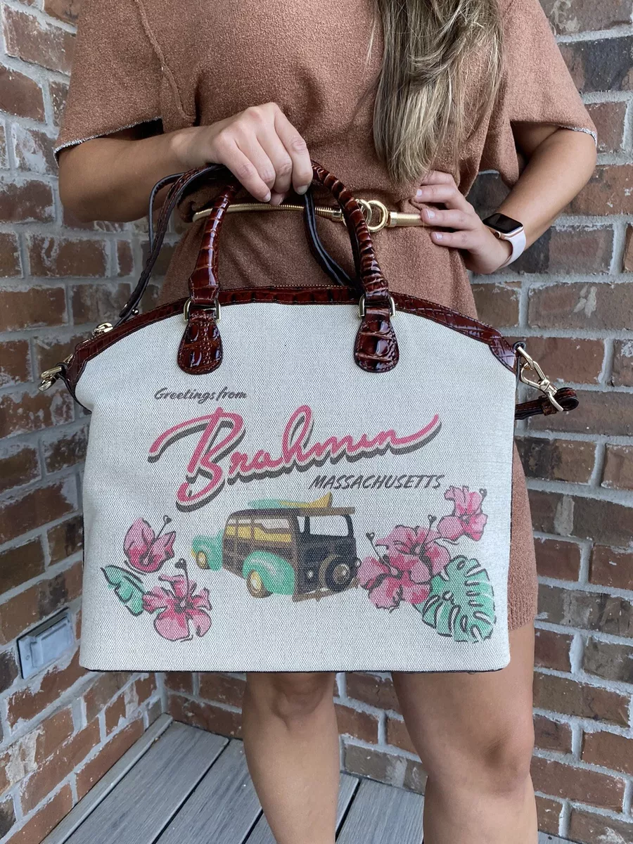 Brahmin duxbury satchel pecan new arrivals