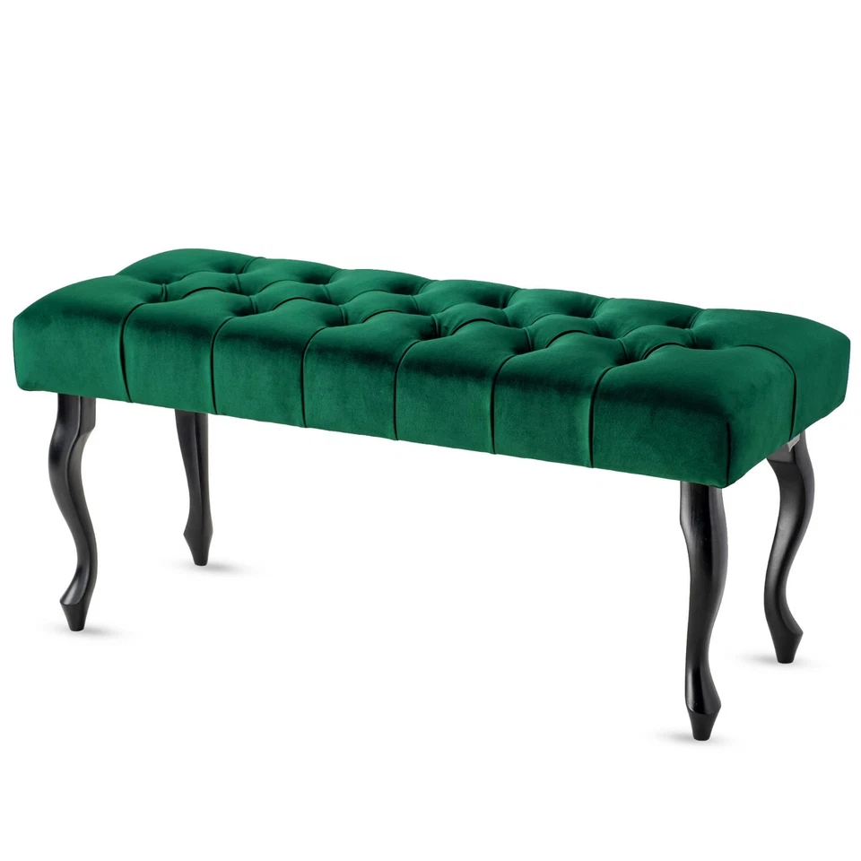 Sitzbank HANDGEMACHT Polsterbank Holzbank Gepolstert Bettbank Polster Flurbank - Bild 2 von 4