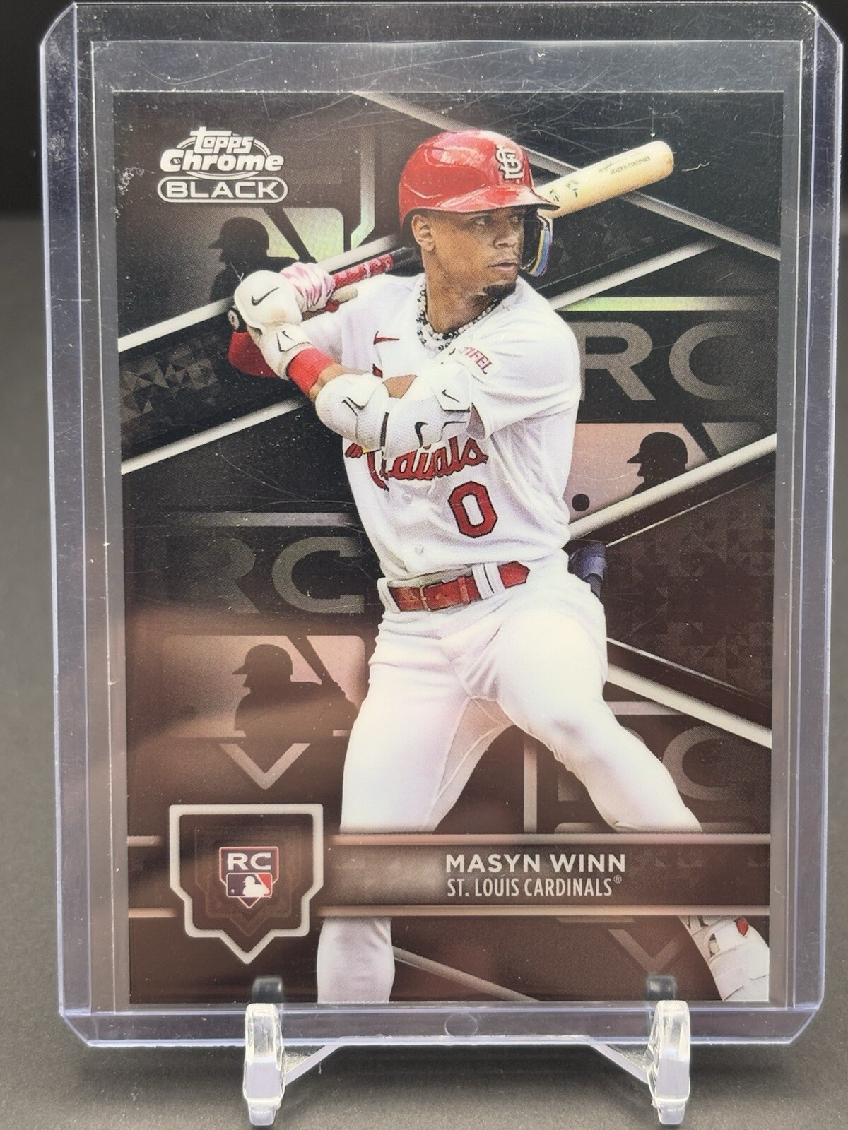 MASYN WINN 2024 Topps Chrome Black Rookie RC Design Variation #46 Cardinals