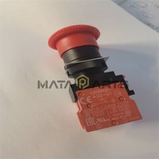 ONE NEW Omron A22E-M-02 A22EM02 Pushbutton Switch Red BUTTON