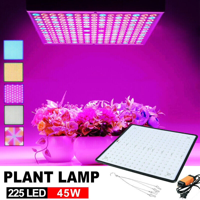2 Pack 8500W LED Grow Light Panel Full Spectrum Lamp for Indoor Plant ...