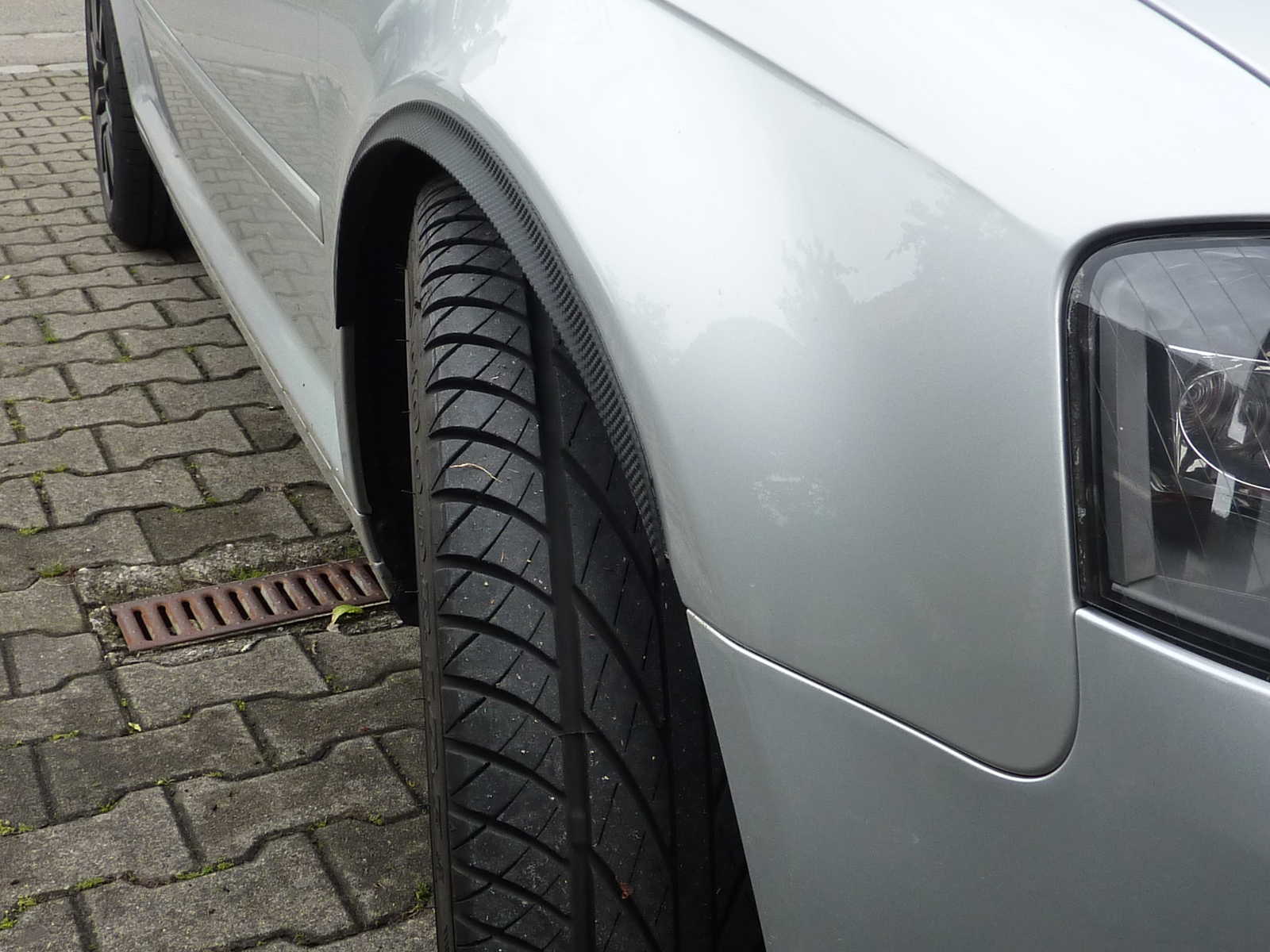 2x Wheel arch CARBON opt side skirts 120cm Suitable for MERCEDES S-Class Coupe