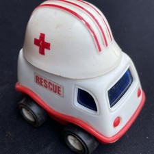 Vintage Kidco Big Hat Ambulance Rescue Van 2.75" Scale Model Helmet Hong Kong