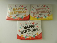 Happy Birthday Self Inflating Foil Balloons Lettering Banner With Ribbon US Stoc