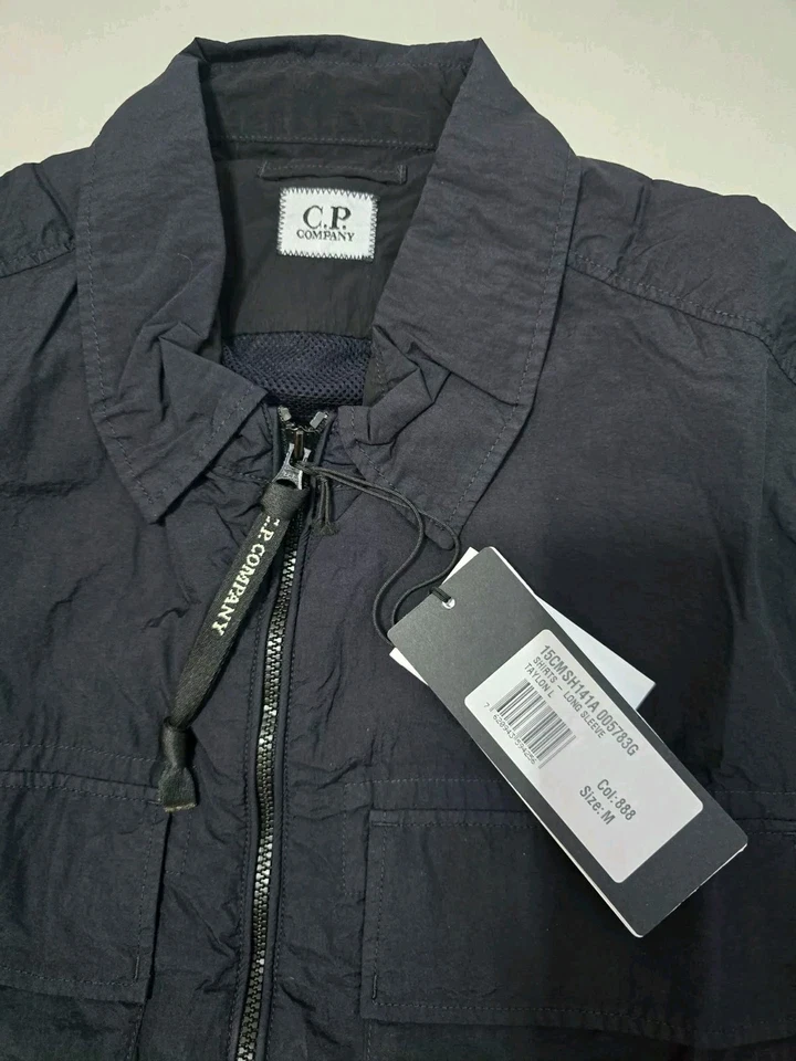 Cp Company Mens Taylon Lens Overshirt M - Image 4 of 4