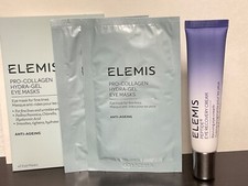 ELEMIS Peptide4 Eye Recovery Cream .5oz/15ml. 2 Pro-Collagen Hydra Gel Eye Masks