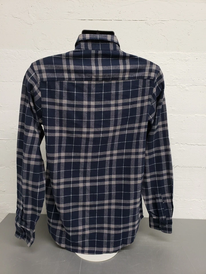 Antigua postura de los New England Patriots azul marino/gris para hombre talla pequeña Foto 2 de 4