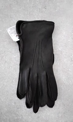 Women's Mid-Western Sport Togs Deerskin Leather Gloves Size Vintage NOS - Main Image