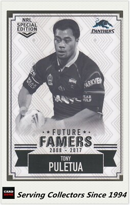 2018 TLA NRL GLORY Trading Card Future Famers Card FF21 TONY PULETUA (PANTHERS)