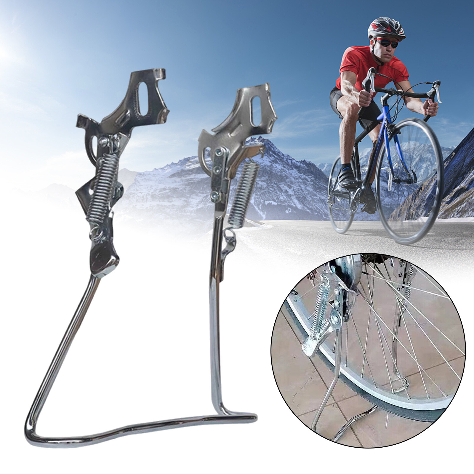 2026" Bicycle Drop Stand Rear Kickstand Beach Cruiser DoubleLeg