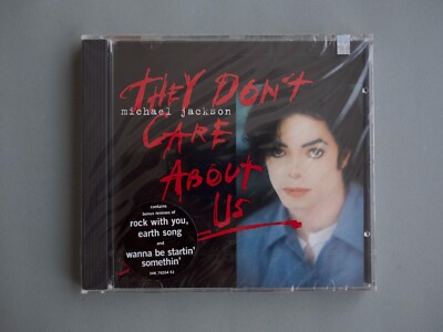 Michael Jackson ''They Don't Care About Us'' CD  34K78264 RARE New Factory SEALED