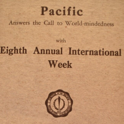 #ad 1936 Annual International Week Program College Of Pacific Stockton Junior $27.50