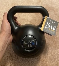 CAP Barbell SDKCB-015H 15 Pound LB Vinyl Kettlebell FREE SHIPPING 