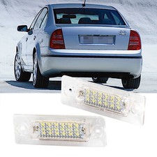 Passt für Skoda Superb I 3U4 Bj. 02-08 LED Kennzeichenbeleuchtung