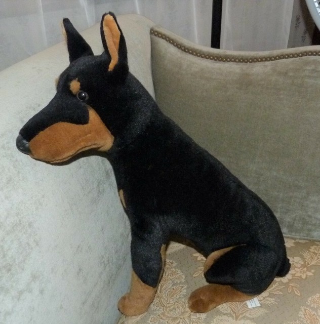 miniature pinscher plush