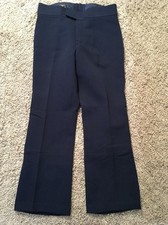 Women's Edelweiss Navy Nylon/Wool Ski Pants, Small