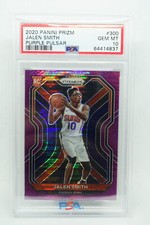 2020-21 Panini Prizm Jalen Smith PURPLE PULSAR #300 20/35  PSA 10 ROOKIE Invest