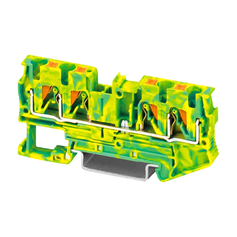 50PCS New Phoenix Type PT 4-QUATTRO-PE Grounding Terminal 800V 24A 3211809 - Image 2 of 3