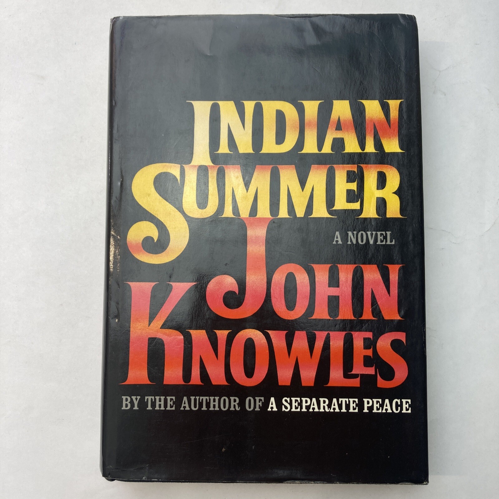 Indian Summer by John Knowles Novel 1966 Hardback Dust Jacket First Printing
