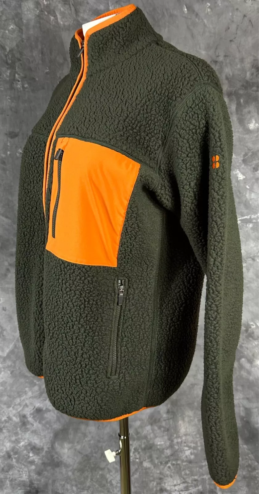sweaty-betty fleece full zip jacket