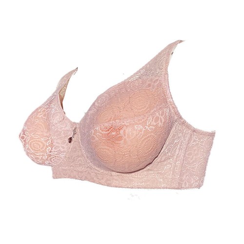 Sujetador de bolsillo de encaje transparente para formas de mama mastectomía travesti transgénero - Imagen 8 de 10
