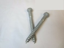 1/2 X 3  1/2 X 4 Galvanized Hex Lag Bolts 100 Each