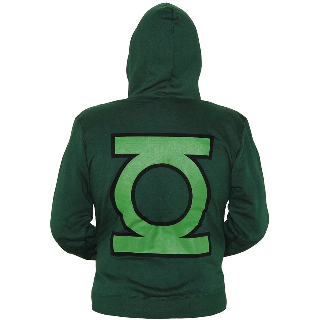 Green Lantern Symbol Zip-Up Hoodie