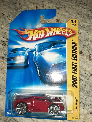 Ultra Rage Hot Wheels Ultra Rage, 2007 First Editions, Red, 31/156 (B3) | eBay