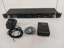 Samson CR4 Concert IV wireless microphone receiver with Beltpack Tranmitter CT4L
