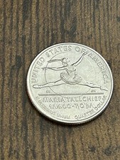 US Quarter Maria Tallchief 2023. Coins american woman quarters 2023