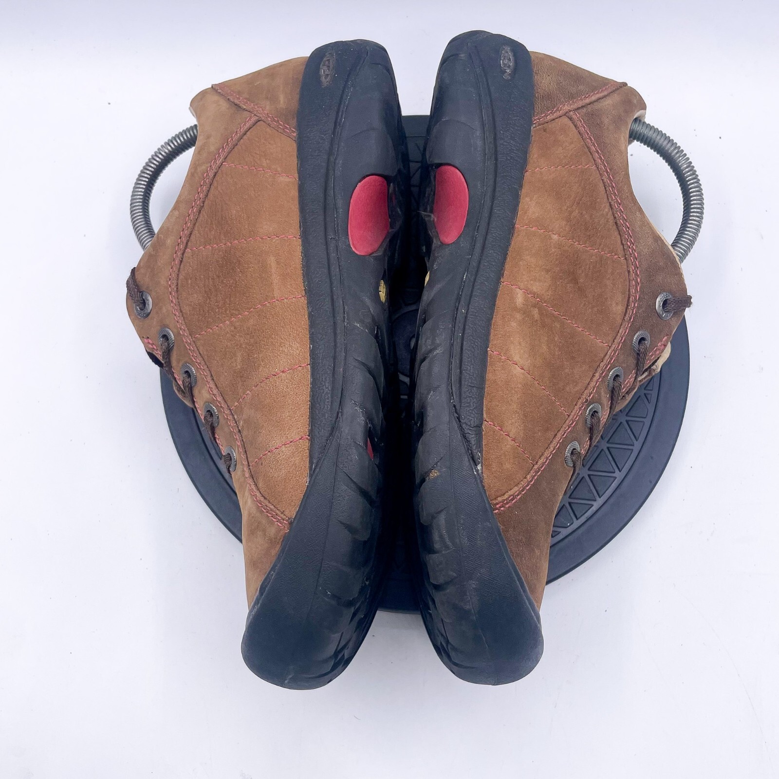 Sneaker Keen donna Presidio taglia 10 marrone pelle stringata scarpa casual escursionismo