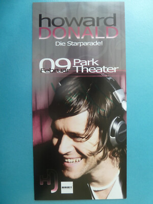 -ke- Howard Donald (GB), Flyer Concert - Member Take That (10x21 cm)