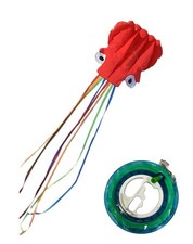 Soft Octopus Kite for Kids  Adults - Easy to Fly Beach Kite with 500ft Line ...