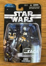 Star Wars Saga Collection Scorch Republic Commando Clone 2006 NEW W Hologram