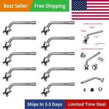 Tr555d 10pcs 60 Degree Bend Truck Tire Valve Stems Compatible With 22.5in 24... Tr555d 10pcs 60 Degree Bend Truck Tire Valve Stems Compatible With 22.5in 24...