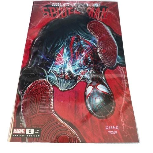 MILES MORALES SPIDER-MAN 1 JOHN GIANG TRADE VARIANT COVER #1Q NM LGY283