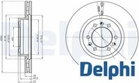 2X Bremsscheibe Delphi BG4339 2 Bremsscheiben Vorderachse Vorne FüR Iveco