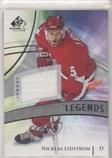 2020-21 Upper Deck SP Game Used Legends Silver Jersey Nicklas Lidstrom HOF 04f2