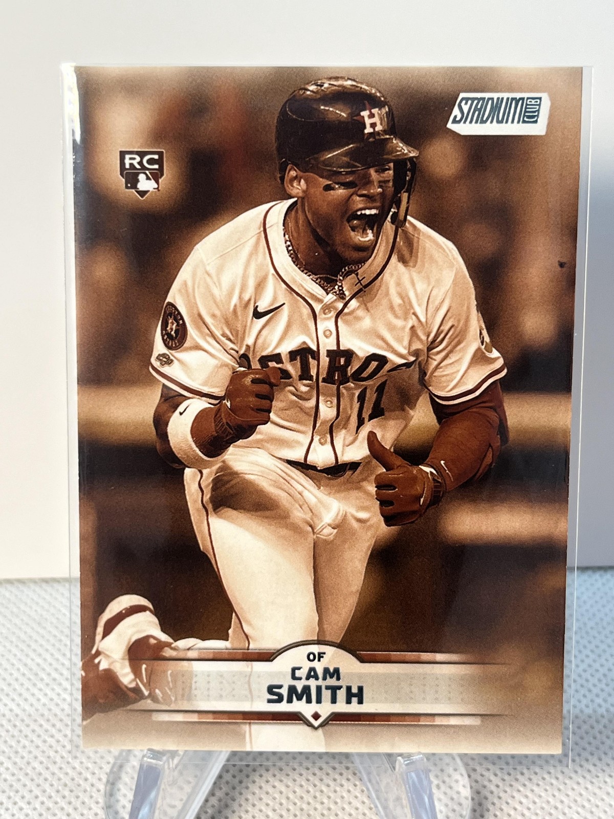 2025 Stadium Club Cam Smith Sepia Rookie #60 Houston Astros