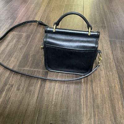 バッグ Vintage Coach Winnie Black Turnrock Bag Vintage Coach Winnie Top Handle Bag Black Women's Leather