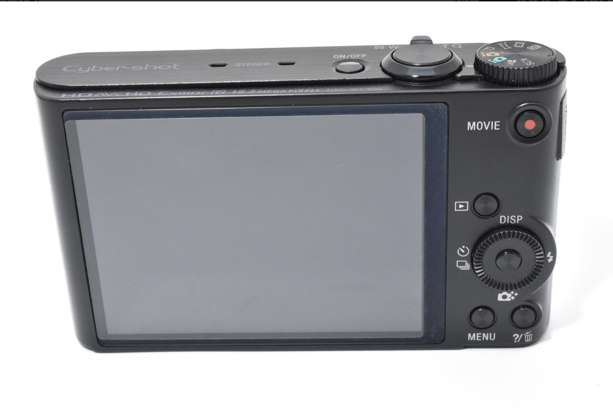 Sony Cyber-shot DSC-WX300 18.2MP Digital Camera - Black for sale
