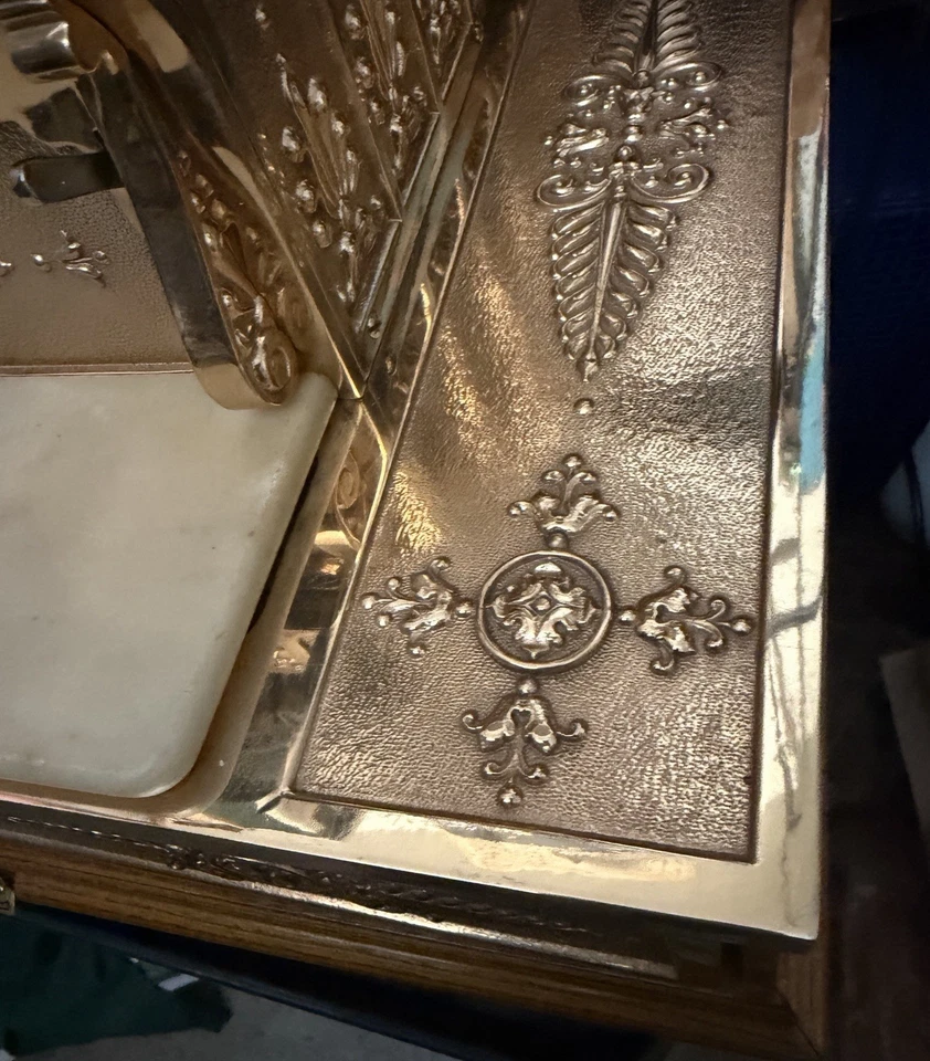 Антикварный национальный кассовый аппарат 1911 модель 452 латунь 972089 оригинальное состояние товара - Изображение 4 из 4