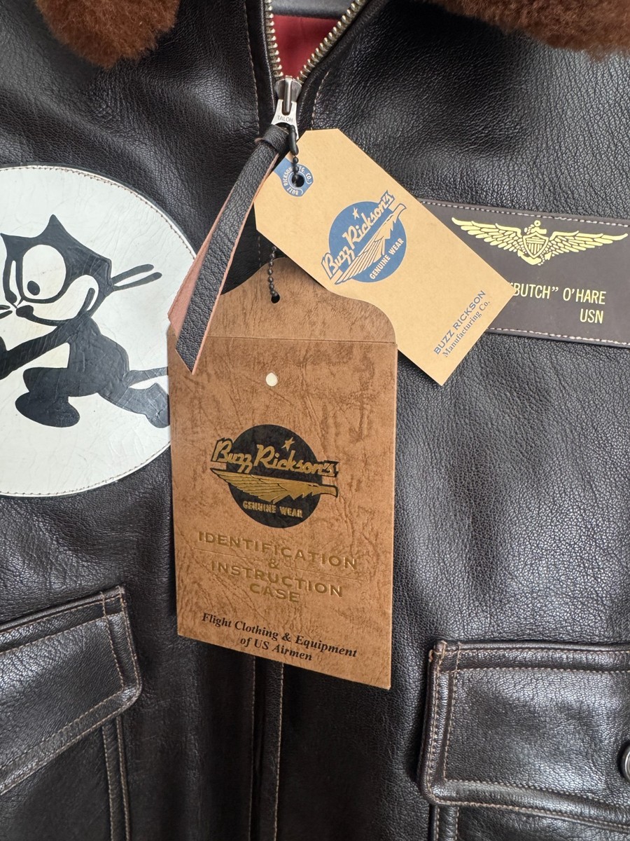 USN M-422A H.&L. Block Flight Jacket by Buzz Rickson's - Size 40/L