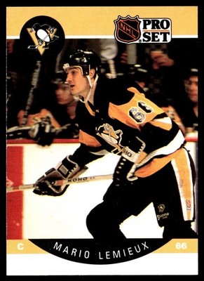 1990-91 Pro Set Mario Lemieux Pittsburgh Penguins #236
