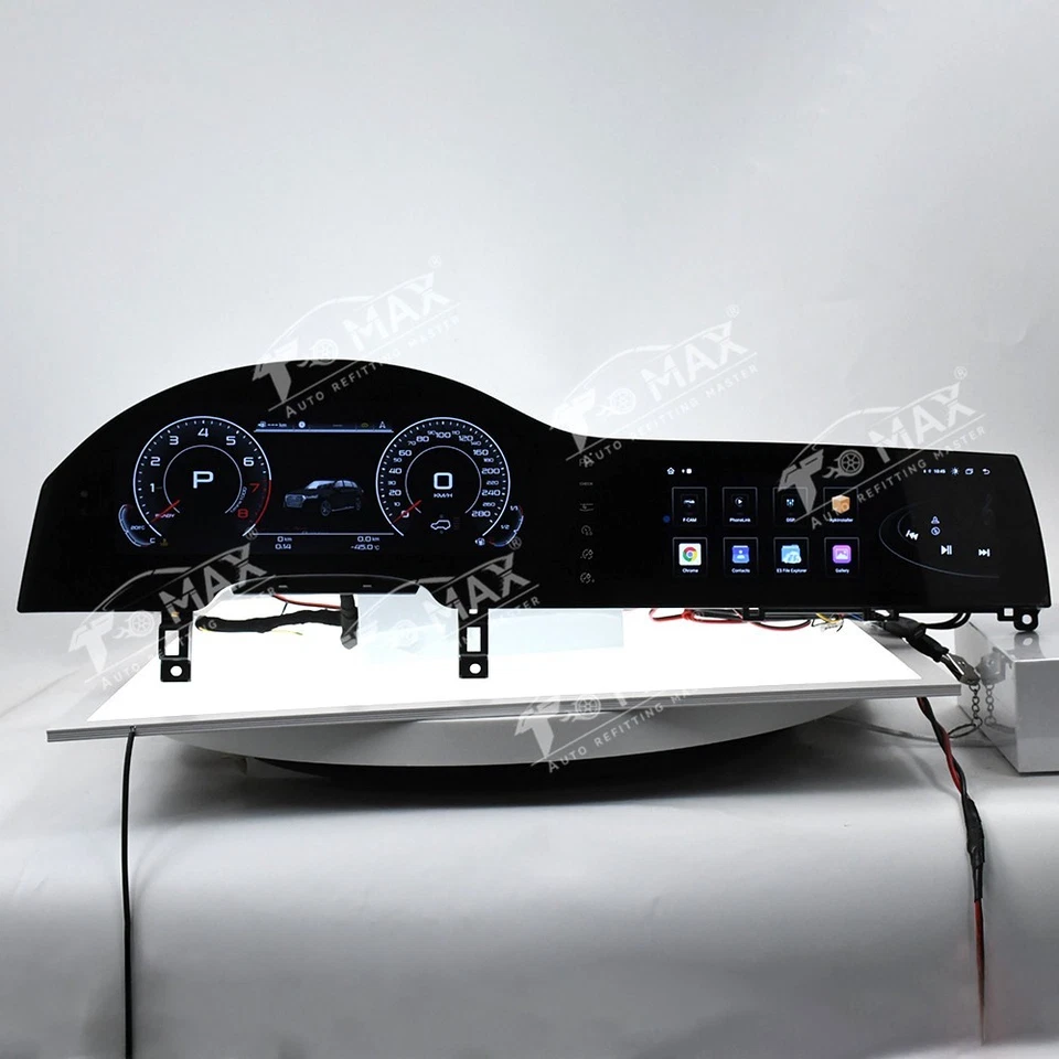 Двойной экран автомобильное радио для Audi Q7 2006-2015 цифровой кластер Carplay блок экран - Изображение 2 из 4