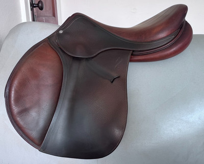 18'' Antares Contact Saddle - 2013 - 3A Long / Forward Flap - Grain / Buffalo!