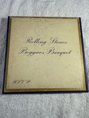 ROLLING STONES Beggars Banquet 7  Reel to Reel Tape 3 3/4 IPS LPX 70150 4 Track