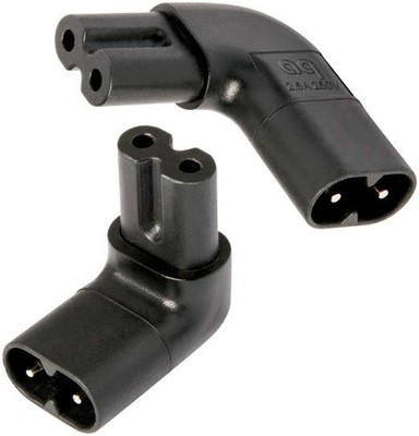 Audioquest Netzkabel/Adapter IEC C7 90° Adapter Kit