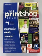 Broderbund - The Printshop Deluxe Version 4 CD-ROM, 2001 PC/Windows
